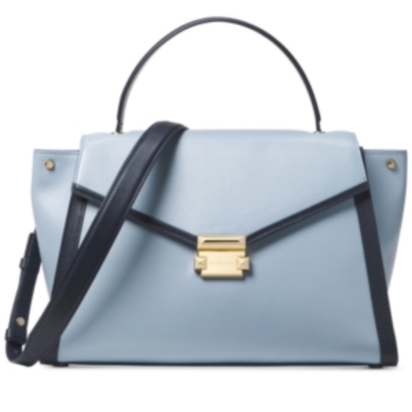 MICHAEL Michael Kors Handbags - NWT! Michael Michael Kors Whitney Satchel Blue